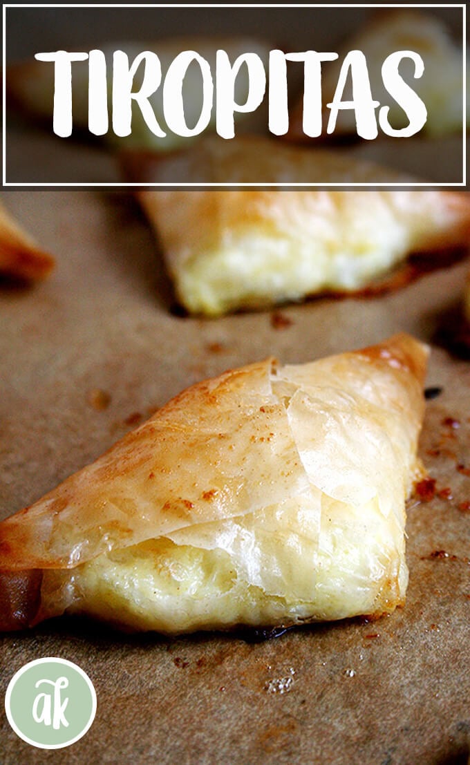 tiropita recipe, greek feta cheese pies | "s