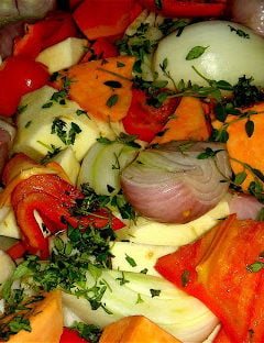 There could not be a simpler method to prepare vegetables than roasting. If ever you are feeling devoid of vitamins or nutrients or are simply looking for a way to incorporate more vegetables into your diet, prepare these roasted vegetables. They are delicious! // alexandracooks.com