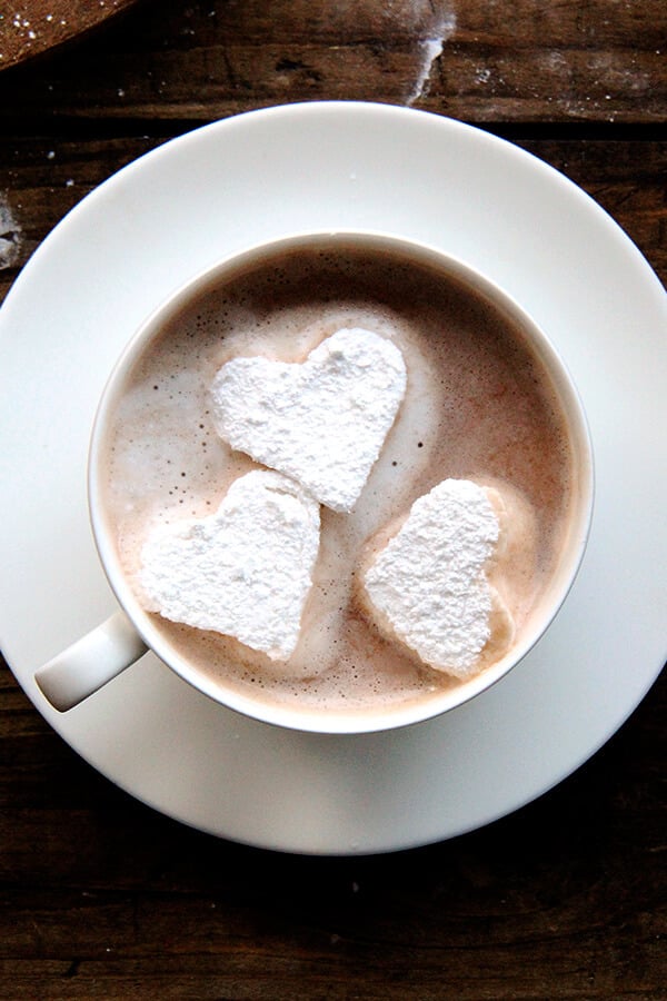 heart marshmallows