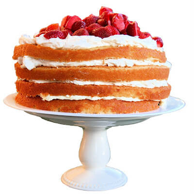 Two-tier Sponge Cake Decorated with Buttercream Flowers for a Wedding.  Stock Image - Image of creative, flowers: 195439687