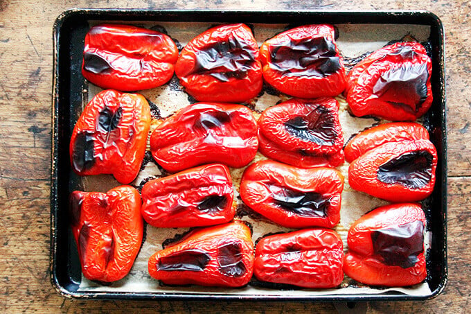 Roasted Red Bell Peppers