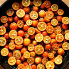 Kumquat Upside Down Cake