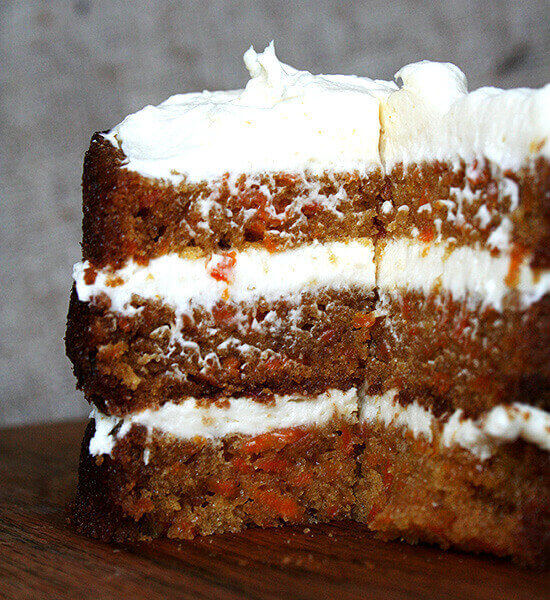 Ultimate carrot cake with cream cheese frosting