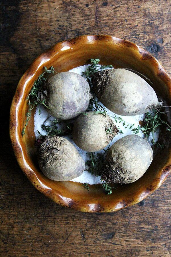 beets in salt