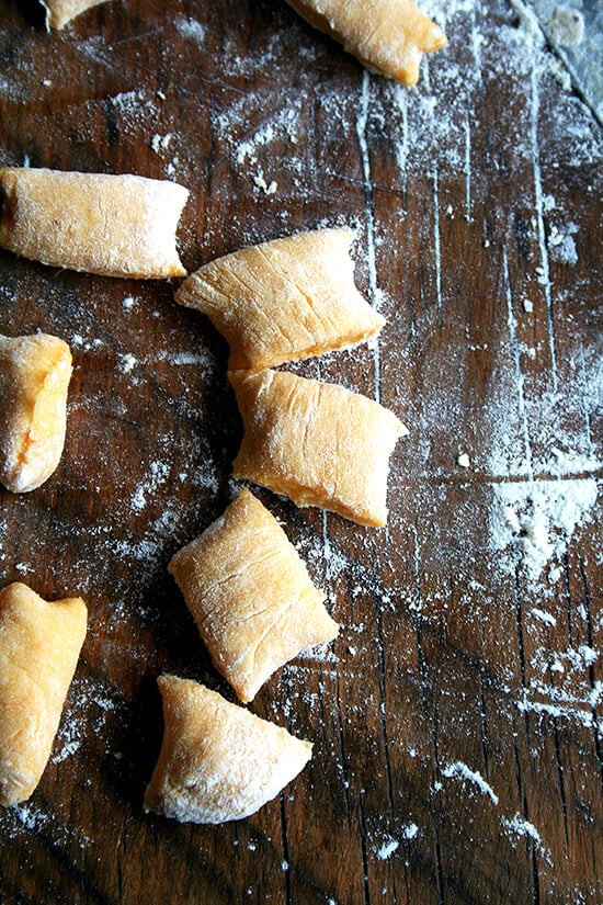 cut gnocchi