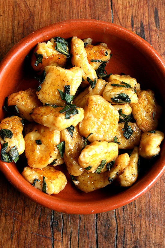 butternut squash gnocchi with sage brown butter