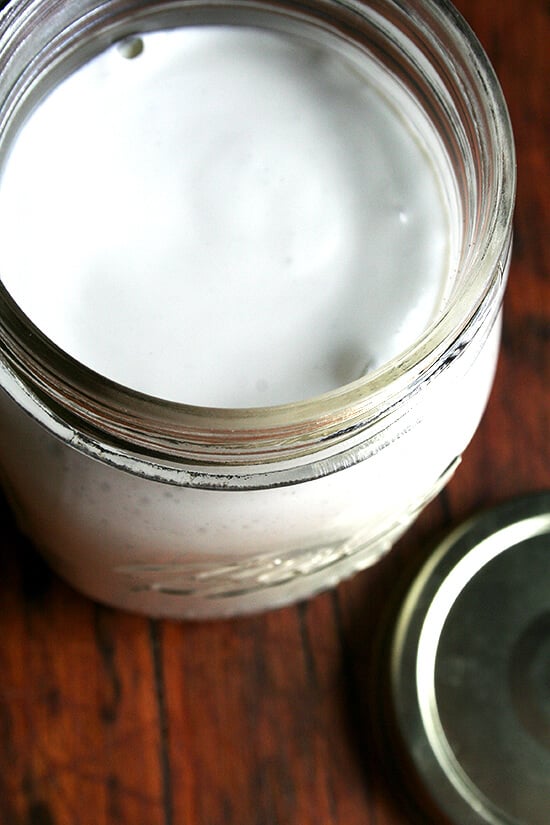 Who knew making blue cheese dressing from scratch was so easy? Quickly blitz buttermilk, sour cream, sherry vinegar and crumbly aged blue cheese in the blender and ta-da you'll have delectable homemade blue cheese dressing before your eyes. // alexandracooks.com