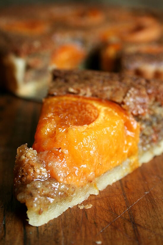 Fresh apricots and a frangipane filling make this apricot and almond tart a lovely summer picnic treat. // alexandracooks.com