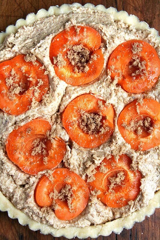 Fresh apricots and a frangipane filling make this apricot and almond tart a lovely summer picnic treat. // alexandracooks.com