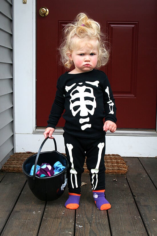 My little trick-or-treater 