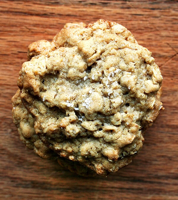 salted oatmeal cookies