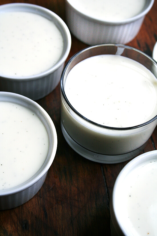 This Claudia Fleming panna cotta recipe comes from Saveur.com, and frankly I can't find a thing wrong with it. Creamy, beautiful and delicious, it's a perfect medium for showcasing these organic, Fair Trade, IndriVanilla beans. // alexandracooks.com
