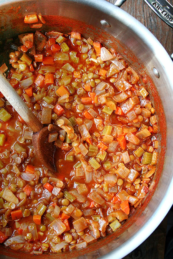 lentil soup 