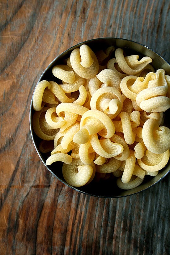 dry Gragnano pasta from Eataly