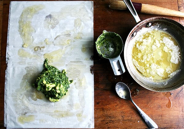 spanakopita assembly