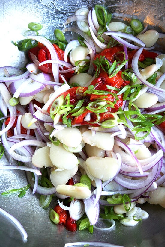 Falafel with Lima Bean Salad