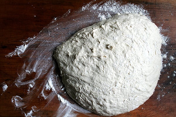 Jim Lahey dough, ready to be divided