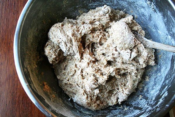 mixed dough