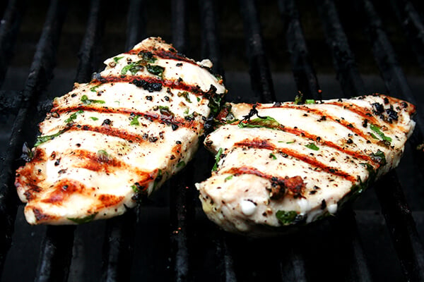 grilled chicken breasts