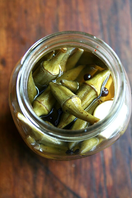 pickled okra