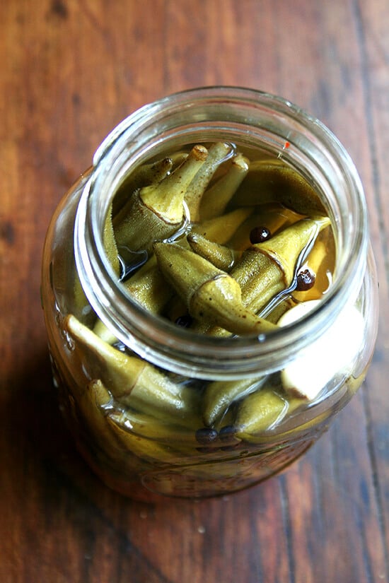 pickled okra