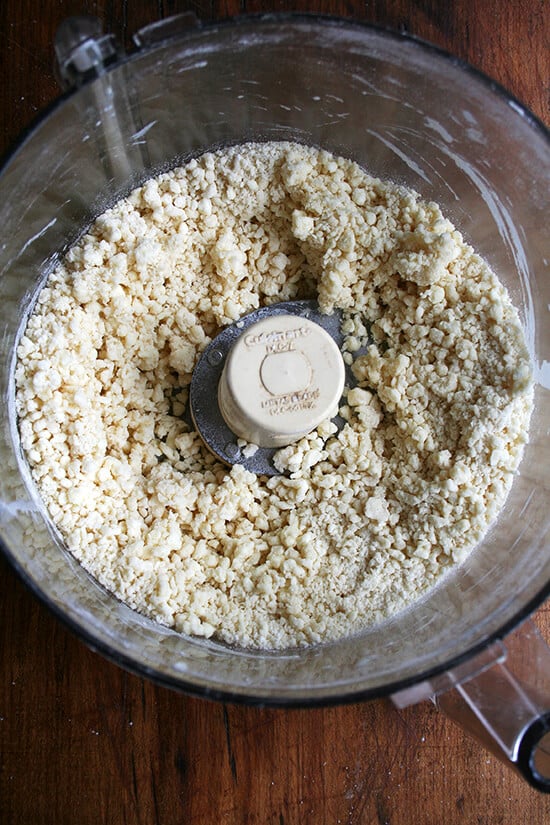 tart dough, made in Cuisinart