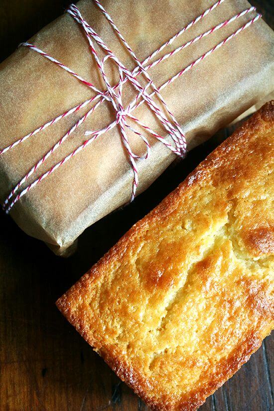 Lemon-ricotta pound cake. 