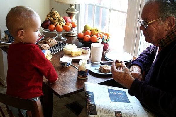 breakfast table