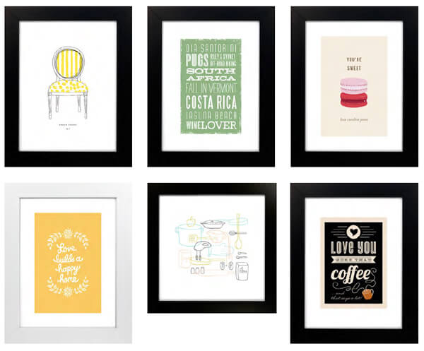 art prints for the hostess, by minted