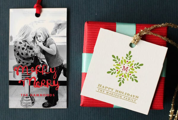 holiday gift tags