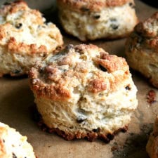 Lemony Buttermilk Currant Scones