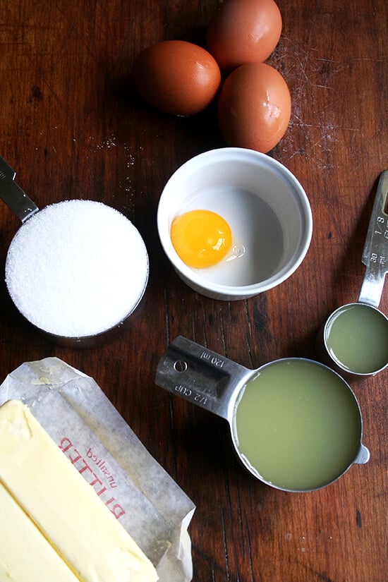 Tartine's lemon cream ingredients