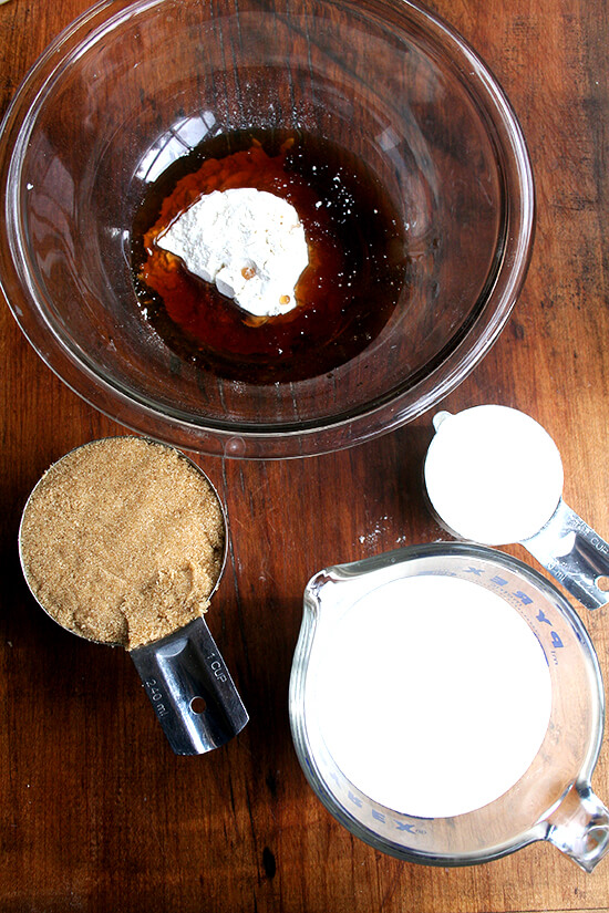 maple cream tart ingredients