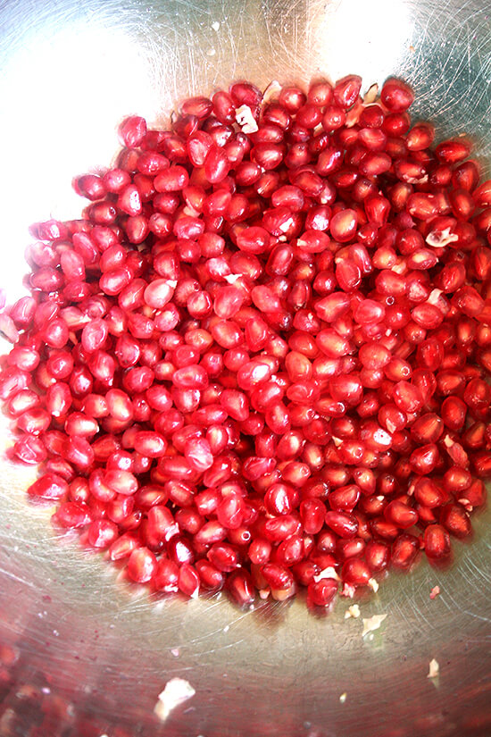 pomegranate seeds