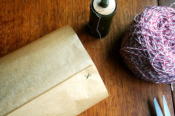 sewing parchment for packaging