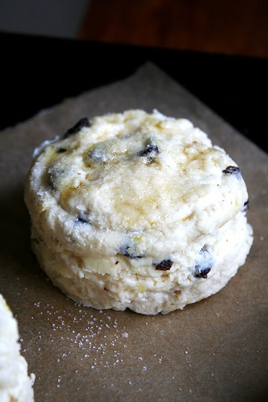 unbaked scone