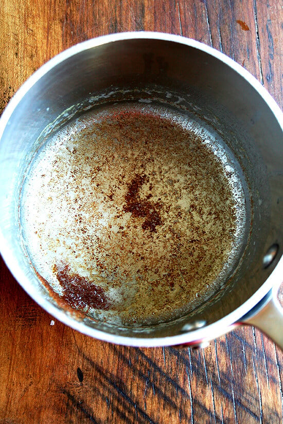 brown butter pan