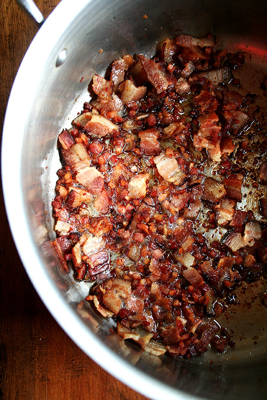 bacon crisping