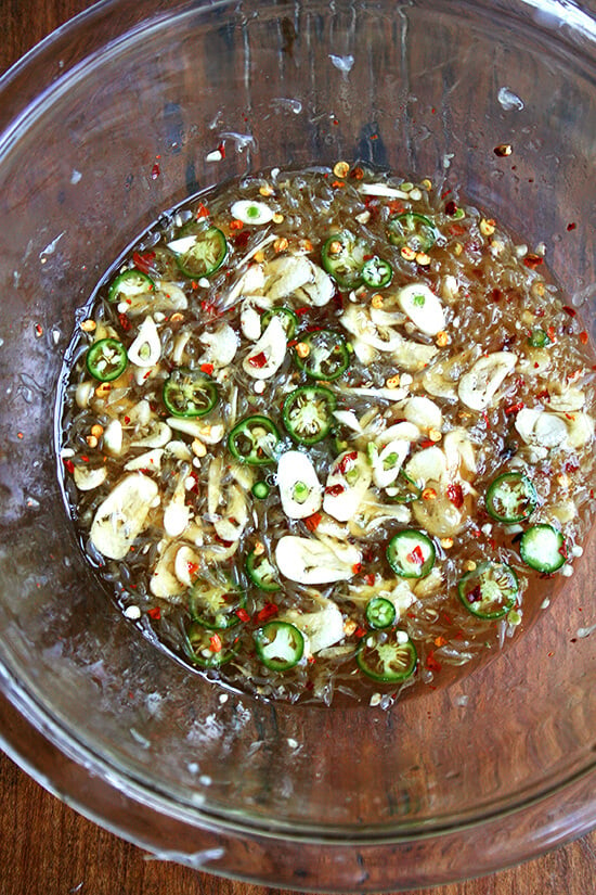 A bowl of nuoc cham.