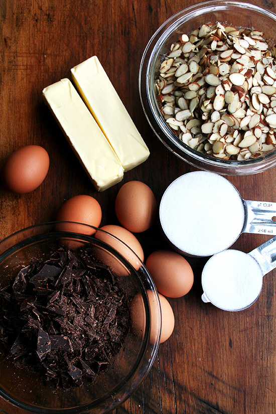 chocolate almond torte ingredients