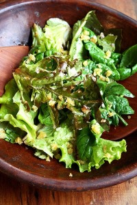 Greens with Homemade Breadcrumbs