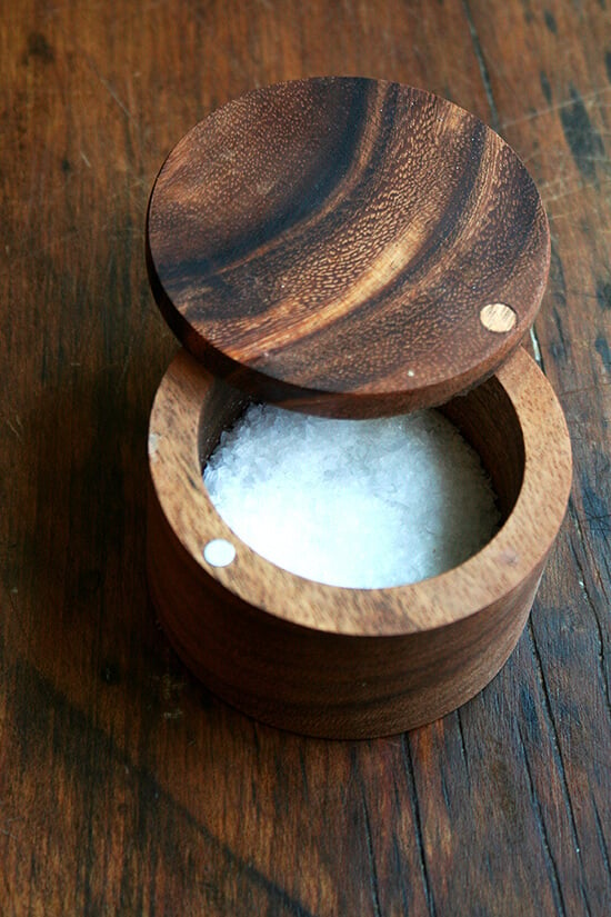 new salt cellar for sea salt