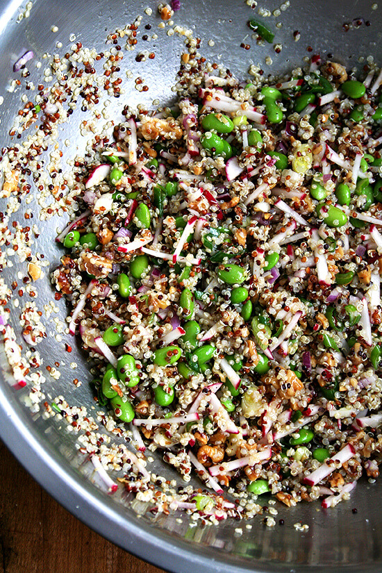 tossed quinoa salad