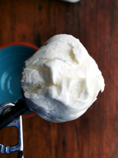 Lemony, perfectly sweet, creamy-textured, this mascarpone sorbet, which comes together in minutes, is so refreshing and so delicious. // alexandracooks.com