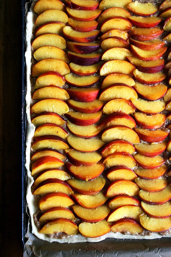 Peach Frangipane Tart - Reality Bakes