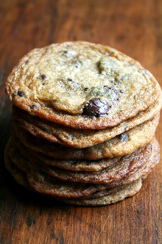 Chewy Triple Chip Rye Cookies