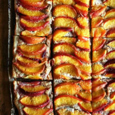Peach Frangipane Tart