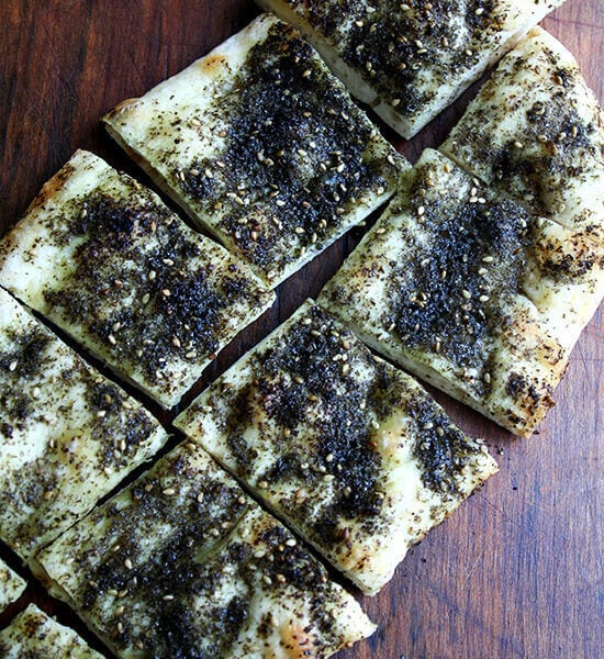 za'atar flat bread