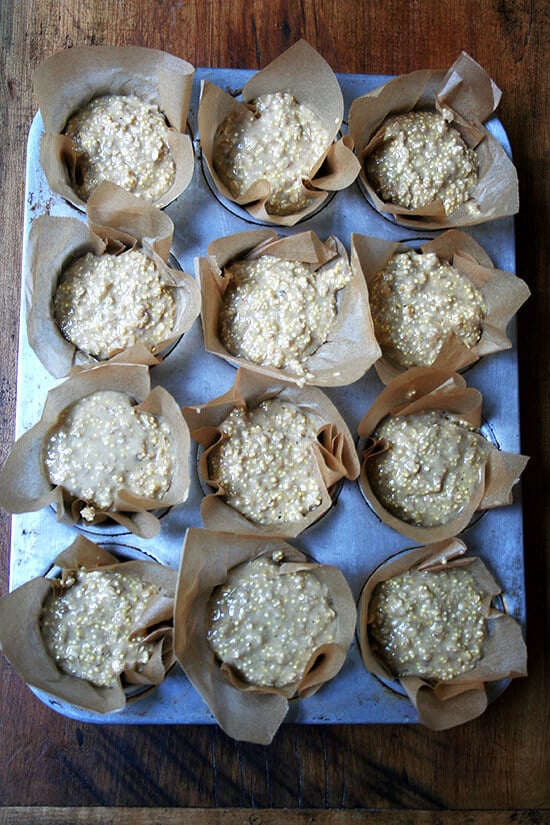 unbaked muffins