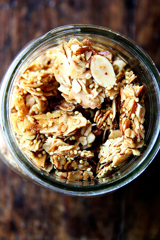 coconut oil granola